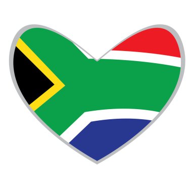 İzole Güney Afrika bayrağı