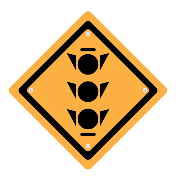 Ilustración de señal de tránsito — Vector de stock