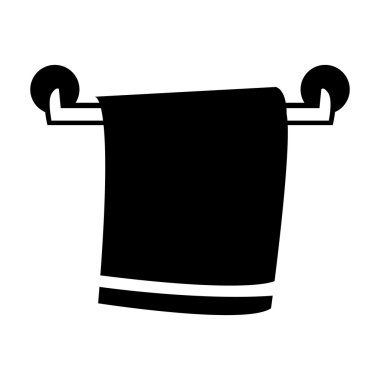 İzole havlu illüstrasyon