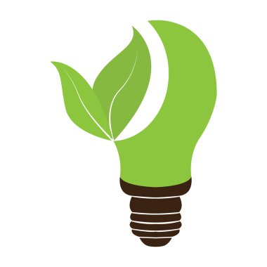 İzole kavramsal ampul