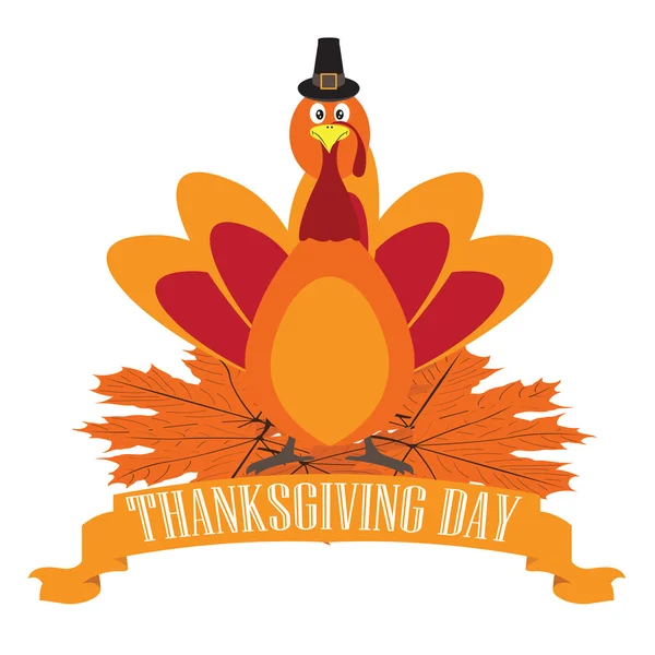 Happy thanksgiving day — Stock Vector