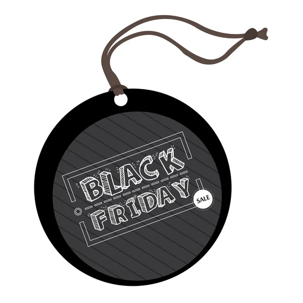 Black friday label — Stock Vector