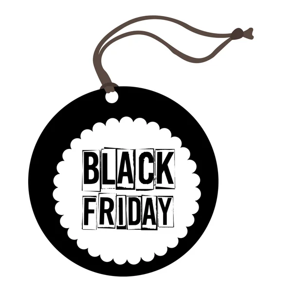 Black friday label — Stock Vector