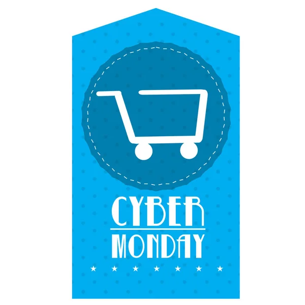 Cyber monday illustration — Stock Vector