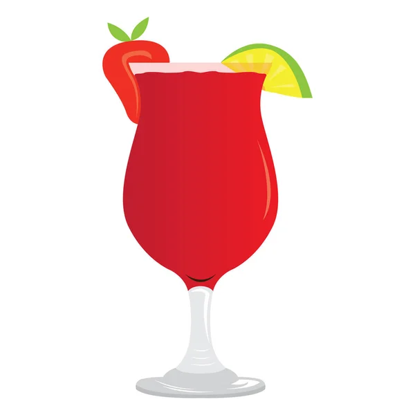 Isolerade cocktail illustration — Stock vektor