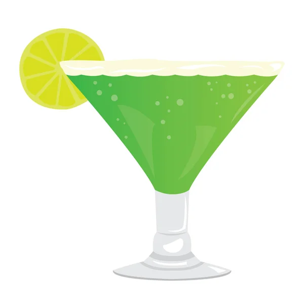Illustrazione cocktail isolata — Vettoriale Stock