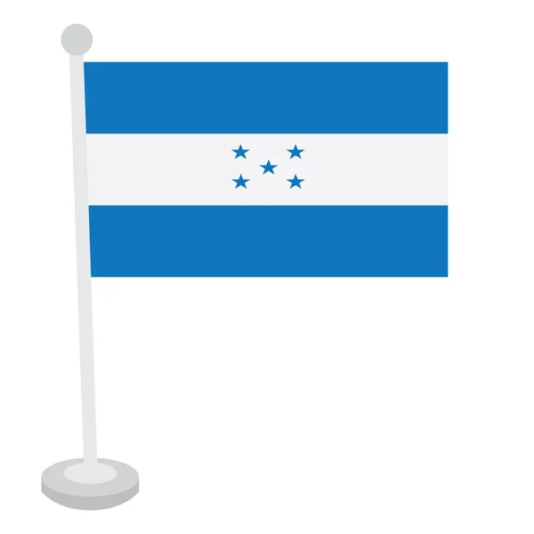 Bandeira isolada de Honduras —  Vetores de Stock