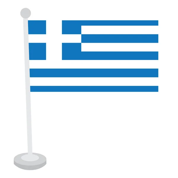 Isolated Greek flag — Stock Vector