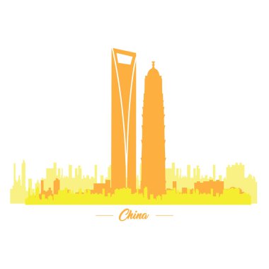 İzole manzarası illüstrasyon