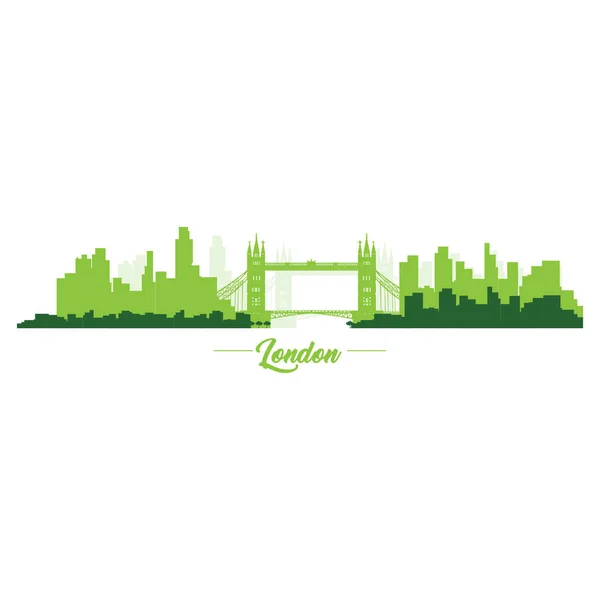 Illustration Skyline isolée — Image vectorielle