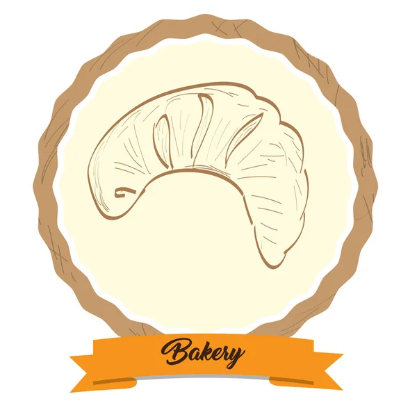 Retro bakery product — Stock Vector