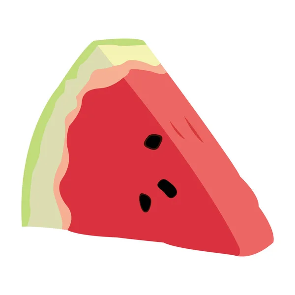 Ilustración aislada de frutas — Vector de stock