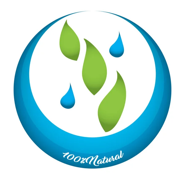 Logo acqua minerale — Vettoriale Stock
