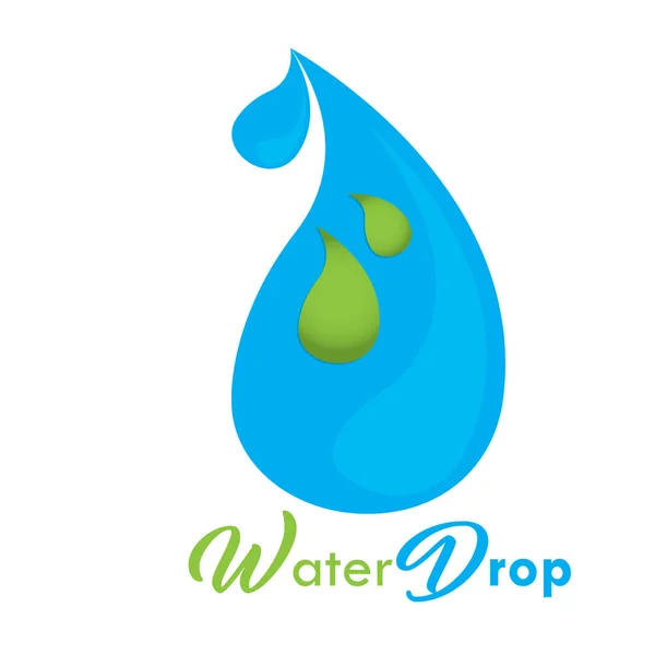 Mineralwasser-Logo — Stockvektor