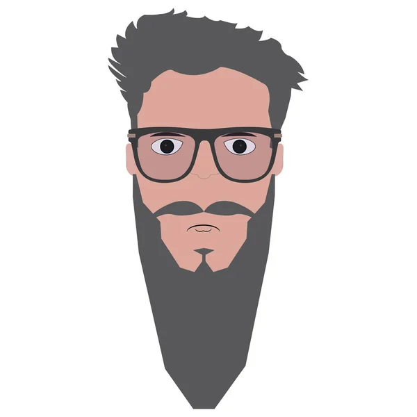 Illustration hipster isolée — Image vectorielle