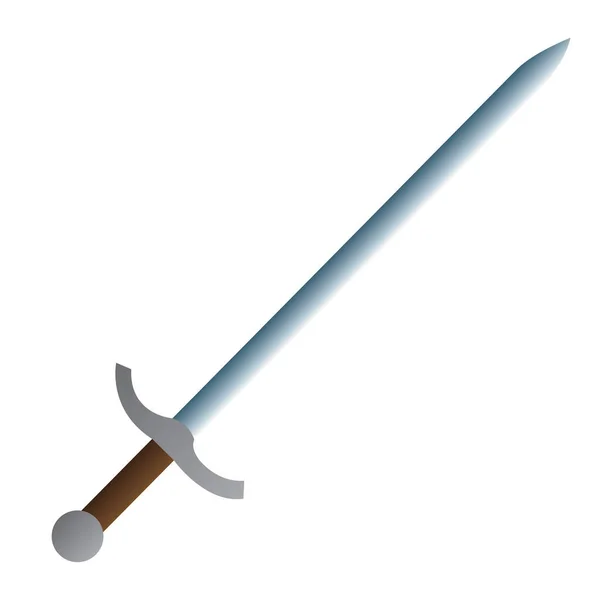 Geïsoleerde middeleeuwse wapen — Stockvector