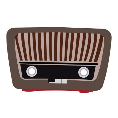 İzole retro radyo