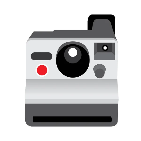 İzole retro kamera — Stok Vektör