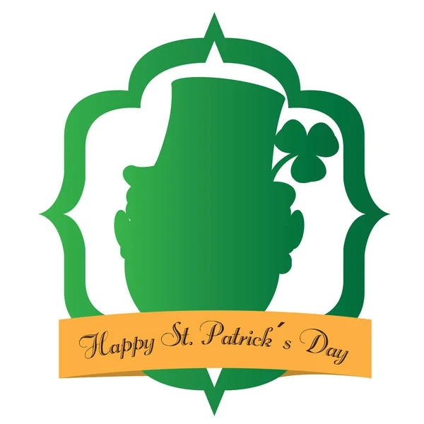 Happy Saint Patrick day — Stock Vector
