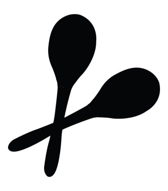 İzole marakas enstrüman