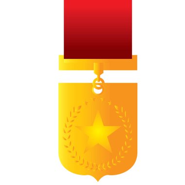 izole altın madalya