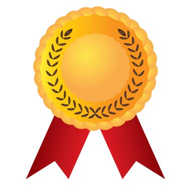 izole altın madalya