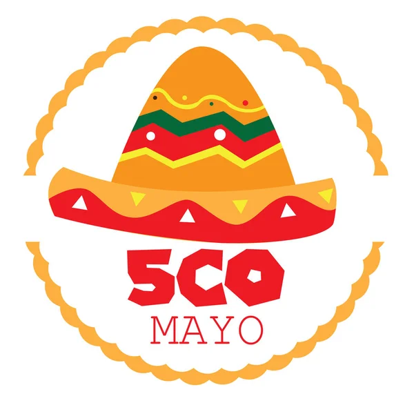 Cinco de mayo — Vector de stock