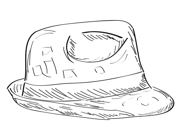 Ícone de chapéu isolado — Vetor de Stock