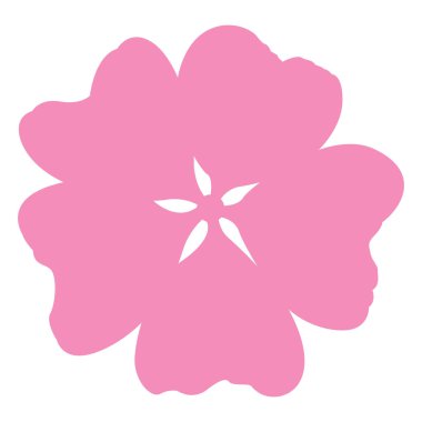 İzole renkli çiçek