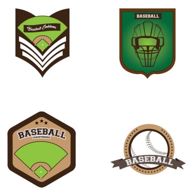 Beyzbol Amblemler kümesi