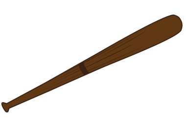 İzole beysbol sopası