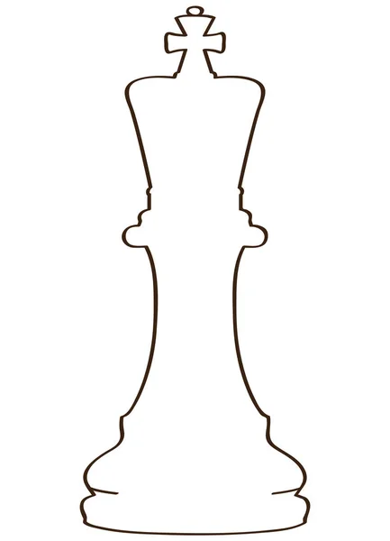 Изолированная королевская фигура — стоковый вектор