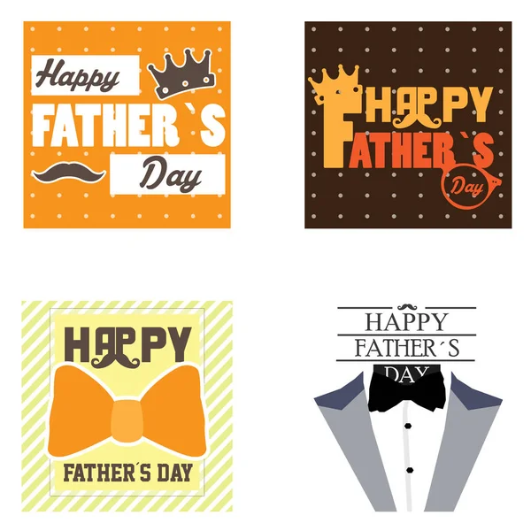 Happy fathers day — Stock Vector