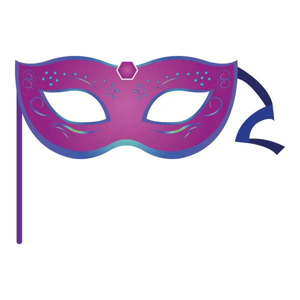 Ізольовані карнавальні маски — стоковий вектор