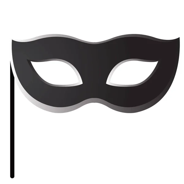 Izolované karnevalovou masku — Stockový vektor