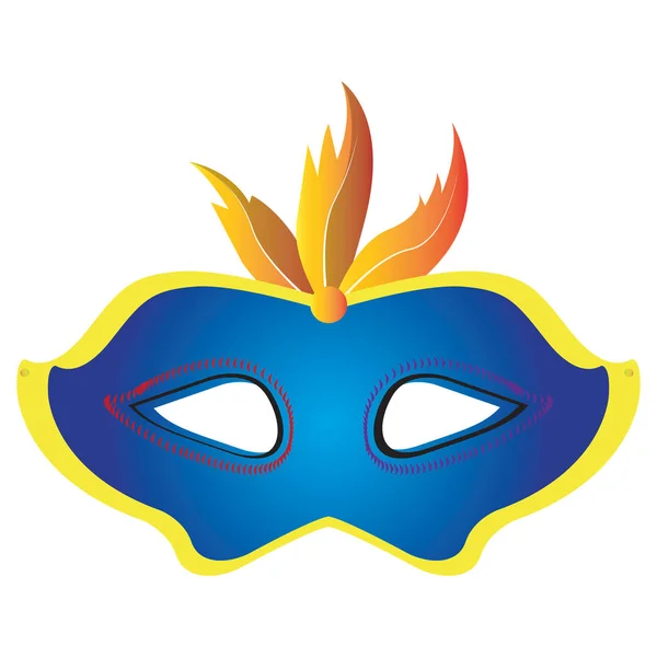 Isolerade carnival mask — Stock vektor