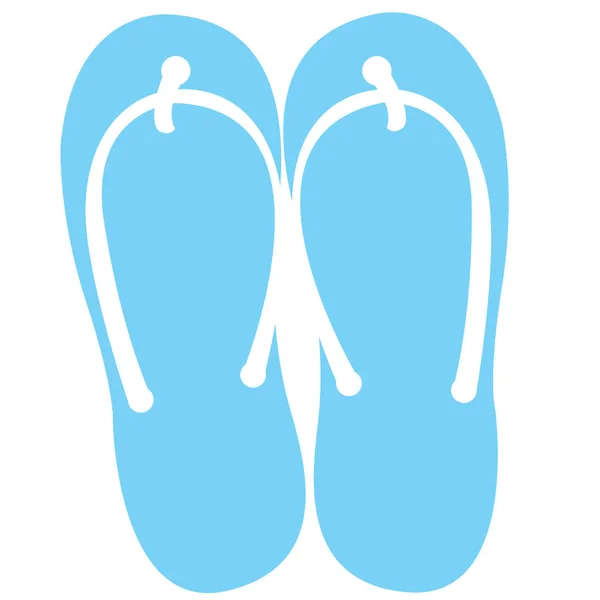 Paire de sandales isolées — Image vectorielle