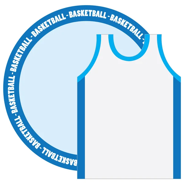 Emblema de baloncesto aislado — Archivo Imágenes Vectoriales