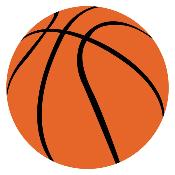 Izolovaný basketbal — Stockový vektor
