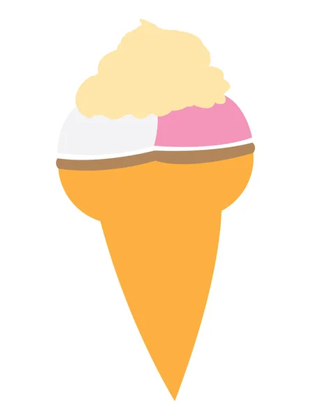 Изолированное мороженое — стоковый вектор