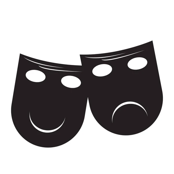 孤立尔洛歌剧院面具 — 图库矢量图片