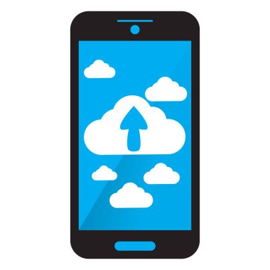 bulut bilgi işlem illüstrasyon