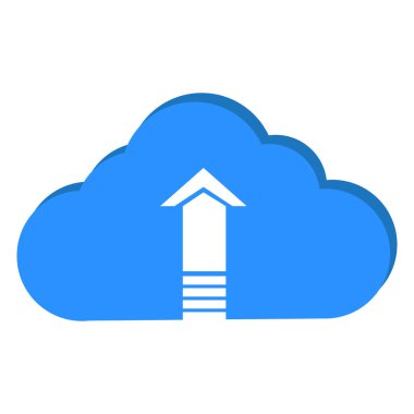 bulut bilgi işlem illüstrasyon