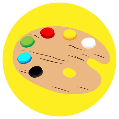 İzole paleti simgesi