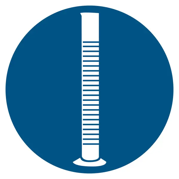 孤立的试管图标 — 图库矢量图片