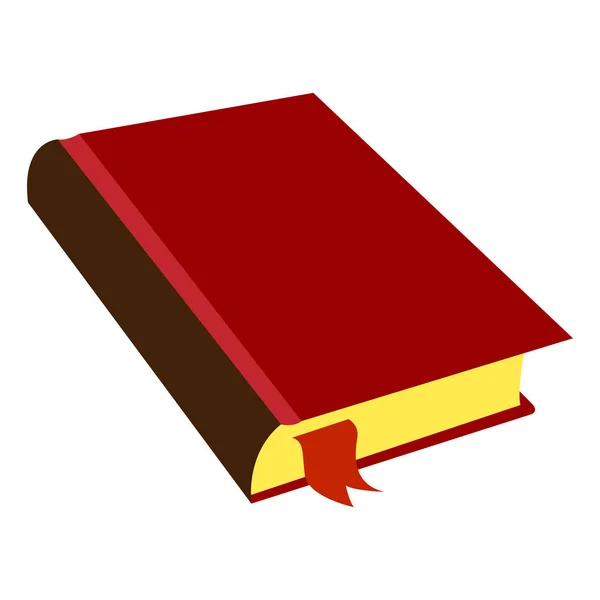 Icono de libro aislado — Vector de stock