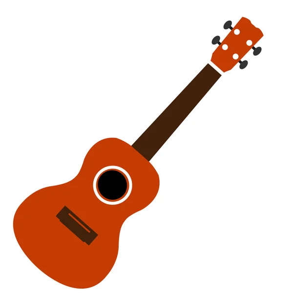 Icono de guitarra aislada — Vector de stock