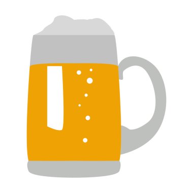 Ayrı bir bira bardağı.