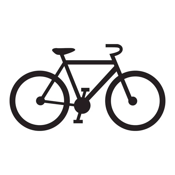 Icono de bicicleta aislada — Vector de stock