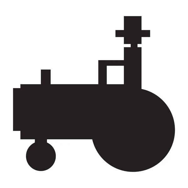 Isolated tractor icon — Stock Vector